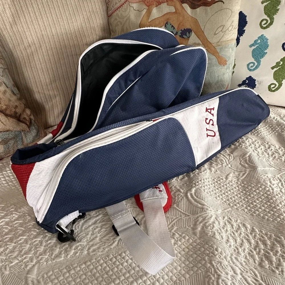 Craftsman Golf USA Flag Soft Sided Club Case Travel‎ 50